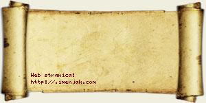 Avram Dimitrijević vizit kartica